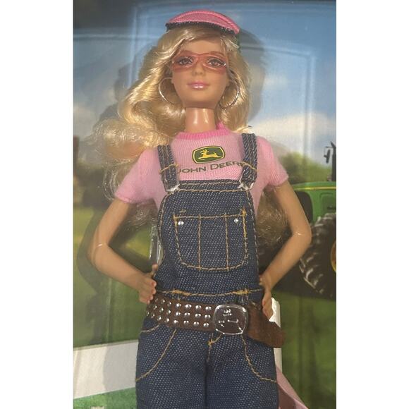 Mattel John Deere Barbie Doll Pink Label Pop Culture Collection (NEW) - Picture 2 of 3